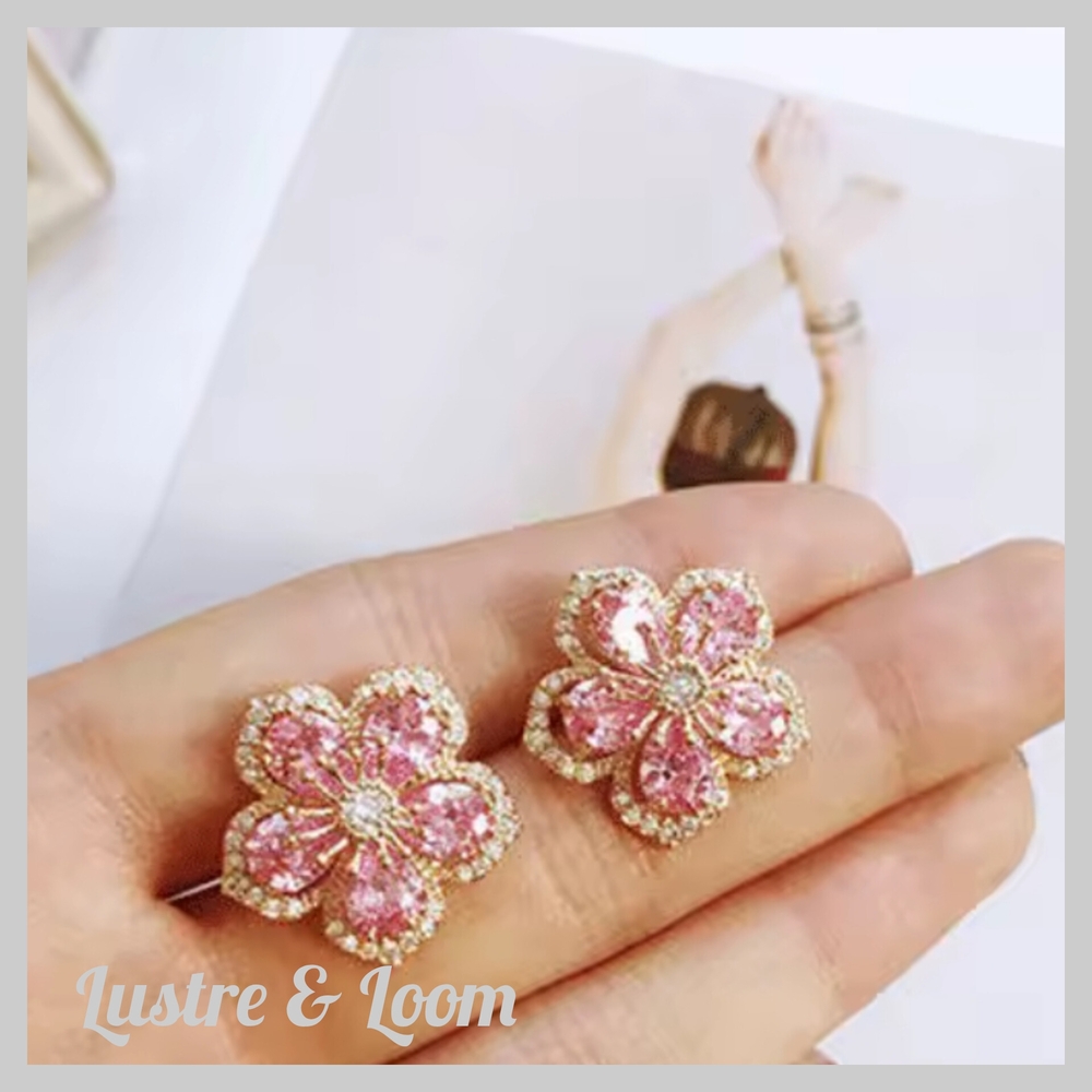 Floral Earrings - Picture 3 of 6